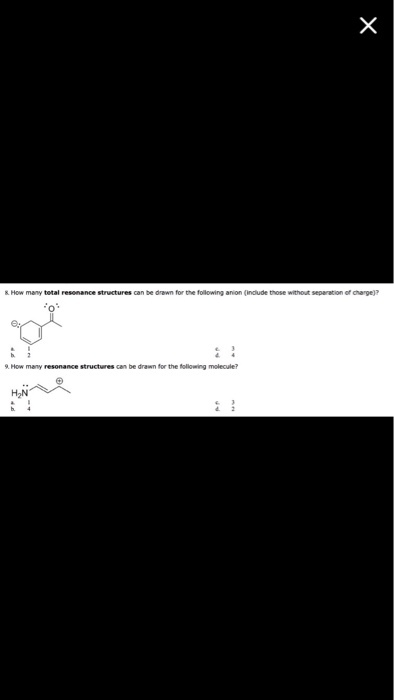 & How many total resonance structures can be drawn