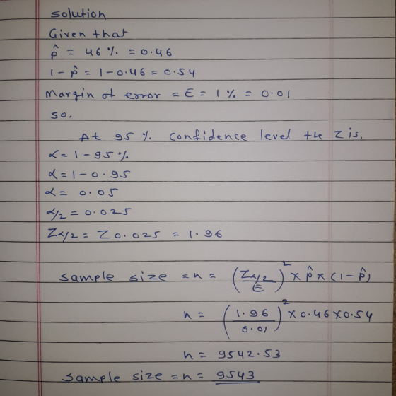 solutioh Given that 2 3 ayne (e sizes na 9543