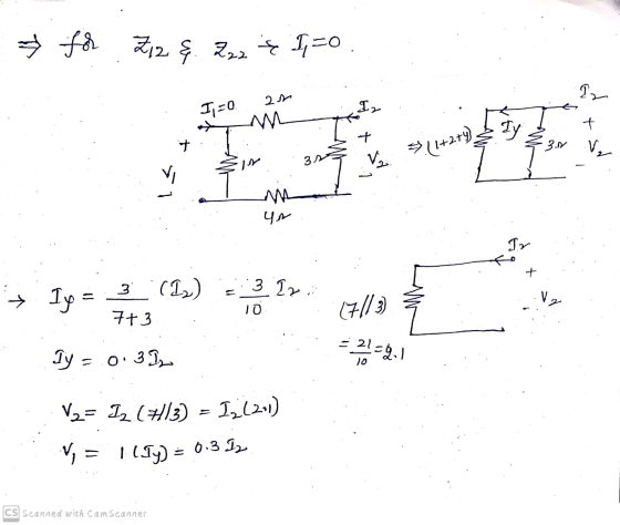 ☆ for 212 4. Zzz & Io. Iz 2 1,=0 Iz + Ty + + = (1+2+4), 230 V, 31 yu Ir + 3 + Iy = (I) = 3 Ir 2 10 7+3 =2158.1 Jy = .0.37 10