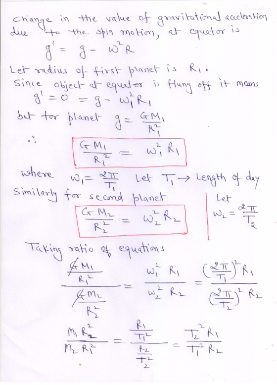 change in the value of aviration accelertin Since objec eguateo it mean 2 0 2 Similary fr s e cmd blane Taking rahio 2.