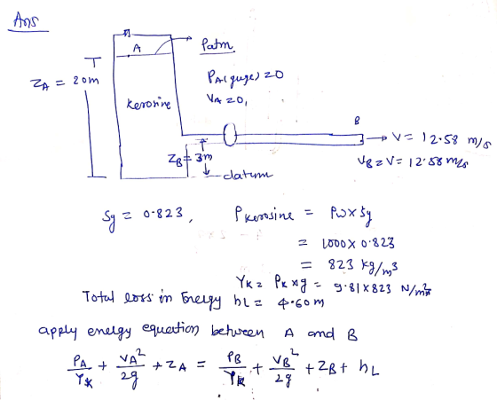 hos 2.0 こ20m A- 3rn apply enagy equa bchwen A and 反