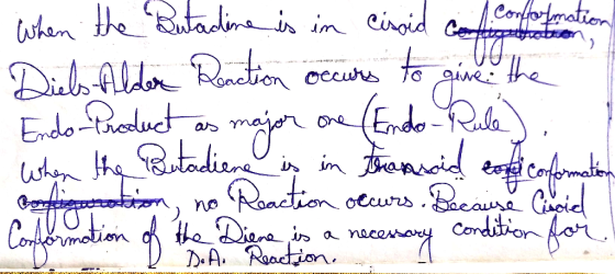 Cofoatin Dielo Allor Renction oceurs to aimi he (Ende -a ukam the Butadimain im Cingid Endo hdut One Roaction oeaurs ca id Co