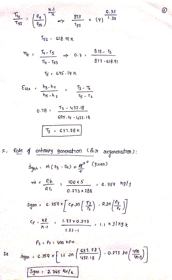 K-1 0.33 873 Py] Slat 1.33 (4) ) TSS Poss T5s Iss : 618.91 K 873 - Ts Ty-T5 가 0.73 Ty - T55 873 -618.91 T5 : 695.14 K £их hz-