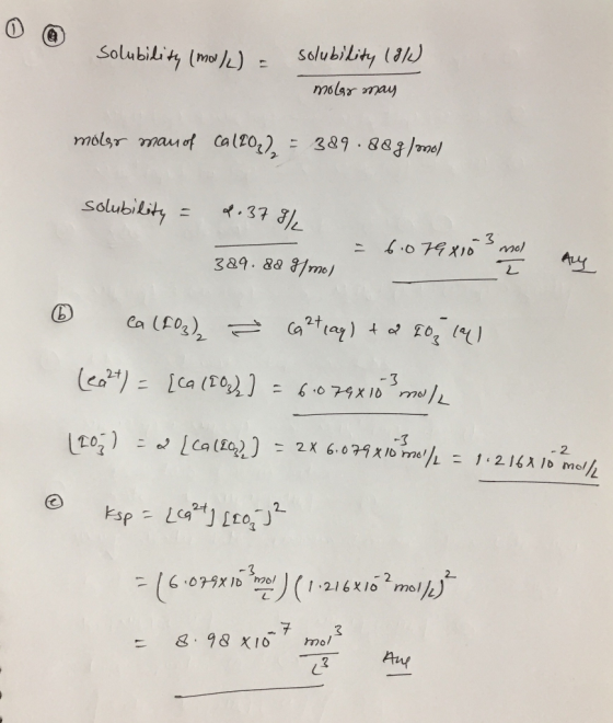 Solubility (mo) Solubilbty (ah molar may solubility = 映。37 Fle 2 2t 2 2 73 8-78 ΧΙΟ, mo,
