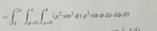 (21 =L!o+sin? ) oʻsin o dp do do To T 4 (02 sin?) p2 sin o dp do de 10=0 dp=0 1514)