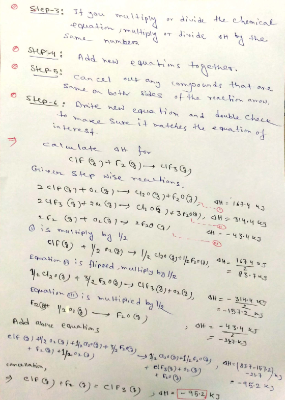 0 Step-3: If you multiply or divide equation multin multiply or divide same numbers, the chemical it by the Step 4. Add new e