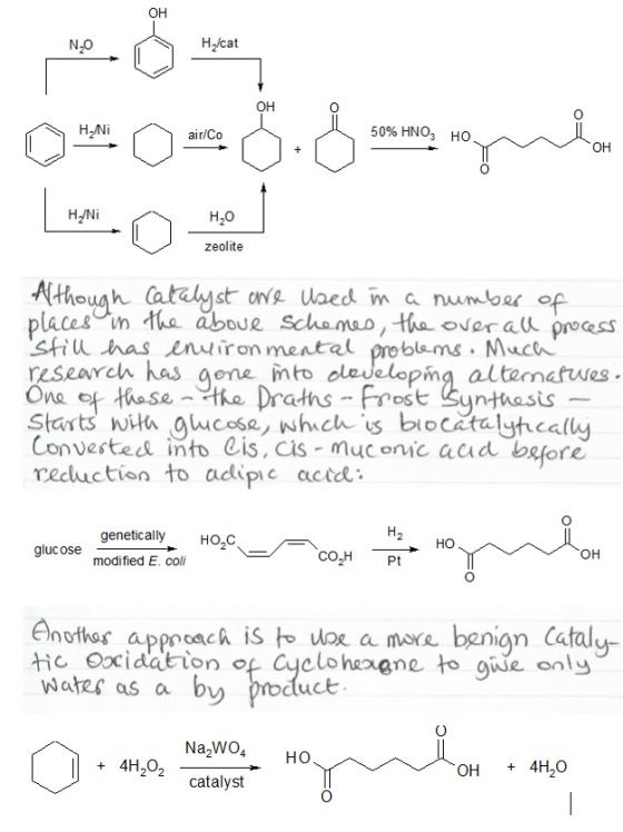 OH OH 0 air/Co 50% HNO3 HO он zeolite Athouah sill has iniron mental noblems Mucn researdh has aene to oelopa altenafwes One