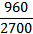 960 2700