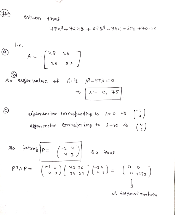 nfuen haf 3 6 A- Aus oigenuector torespending lo Cores pon dng to eigan veetor atiing 3 4 ( () РТАР- из 36 27 O 187s ui dage