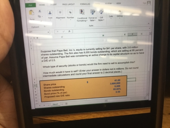 INSERTPAGE LAYOUT HOME FORMULAS V E VIEW Son Font Alignment Number c Editing ells Conditional Formats o Formatting Table Styl