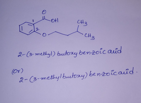 hot CH3 2-(3-methyl) butory benzoic acid 2-(3-methylbutory) benzoic acid.