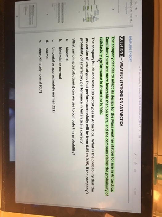 407 sampling s for review-SET 1 FOR POSTING.pdf (4 1 2 ) amplings for review-SE. SAMPLING THEORY QUESTION 2 - WEATHER STATIO