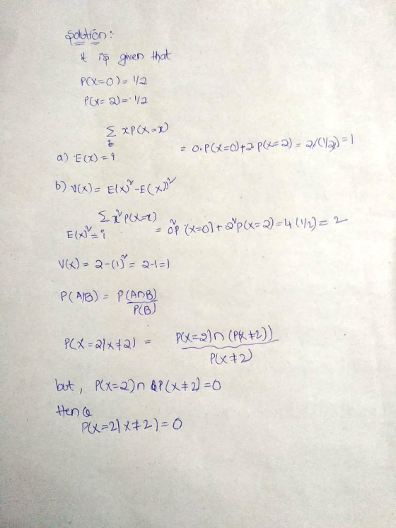 ONen that a) E(X) E(x)이 Rxわ) ter