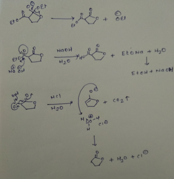 NAOH EtoNa + H2O H20 EtOH + NAOH HC) + Cort H2O to + H2o telo