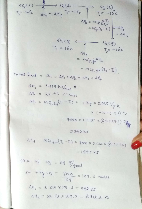 50,15) - Sull) - Sale) T = -730 44 - 4H f T=-73C 1 7 = -10c. 4th = molt = MCp (2-T) AH; - AH v Such a sua con 2 444 -100 =