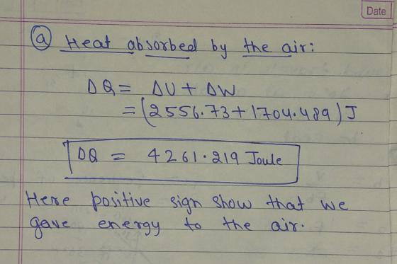 Date heot gb sorbeal by the air: 84 261:819 Toule Hene positive sign shaw tbod we AJ C enengy to the aix: