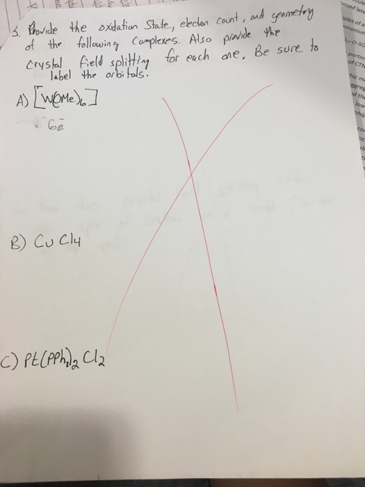 Provide the oxidation state, electron count, and g