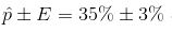 lit E-35% ± 3%