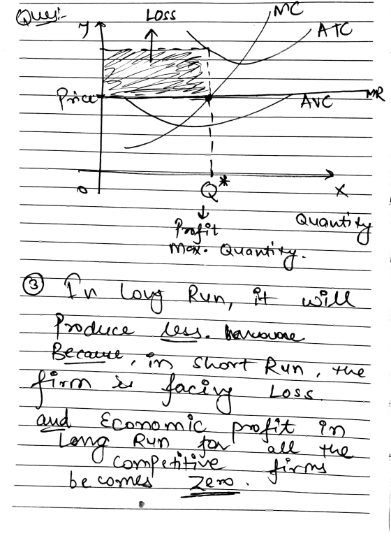 Quy! LOSS MC 97 ATO prac AVC MR X intity TY Quanti Profit max. Quantity 3 în lovg Run, it will Produce less. hansune Because