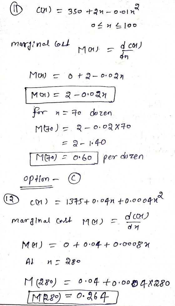 فه Cen) = 350 tan-oooln osneloo marginal colt Mai d con an Mono = O +2 -0.021 MQ) = 2 0.0an for n = 70 dozen Mito ) = Q-0.027