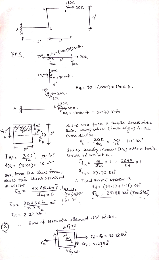 30 20k of eter B x X 2 3 F. B.D e Me= (30x3)=40x-off 20K > 20K the 3 30K 30k узоқ 20k 90k-ft. MB a HB = 90+ (>0x4) = 170k
