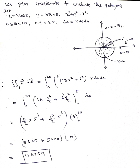 - Use polar coordinate to evaluate the queegral let x=roso, y=sino, achty?r? ososan, osres, da =roodo a-1/2 get ozo DY ap ep