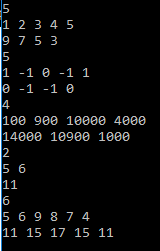 1 2 3 45 9 7 5 3 1 -1 e -1 1 14000 10900 1000 5698 74 11 15 17 15 11