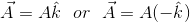 Ā= AŘ or Ā= A(-k)