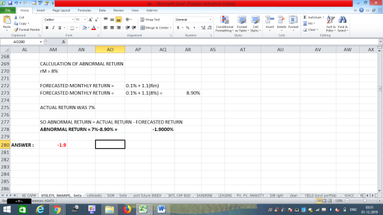 ke - Microsoft Excel (Product Activation Failed) Add-Ins File Home Insert Page Layout Formulas Data Review View - 2x % Cut In