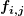 \small \boldsymbol{f_{i,j}}