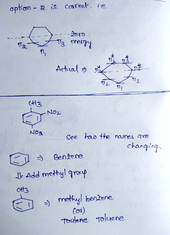 3 ee 1 3 02 ctt3 No2 Noa See hoo the rane△ ano changing J- Add methyl ro ct13 methyl benžene Cor) Toutene toluene