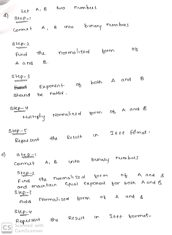 Assume The Following Representation For A Floating Point Number 1 Sign Bit HomeworkLib