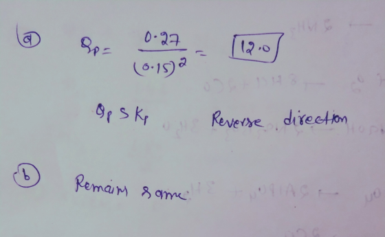 p= 0.27 - [13.0/ (6.152 Op Skp Reverse direction 6 Remains same IASI