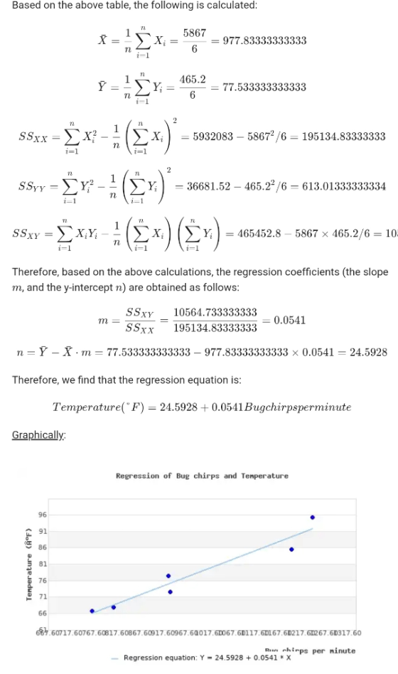 Based on the above table, the following is calculated: 8 = 3x3 = 5867 – 97.83333333 = 3Y, 465,2 = 7.523333333 586x = x - : (E