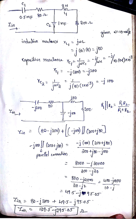 8 H 0 5 mF j80 Joo 8o P+ R2 rellel connee 8000 -oooD