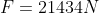 F = 21434 N