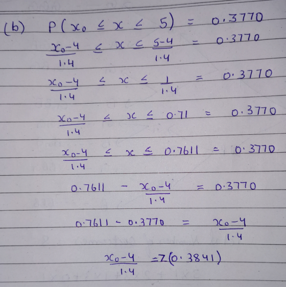 (b) P( x, 2 x2 5) = 0, 3770 хо- ч 2 х с 5-4 - о: 3170 1,4 іч эса — у 4 с 4 ) p. 3770 1 ч 1, ч Ха-ч 4 ) 2 o-11 = 0. 3770 1 ч х