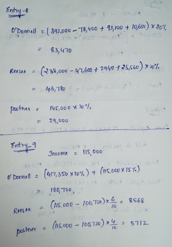 Enty -8 Ehry ODonnell = (392,000-18,4סטナ3,004 /g6s。N2oy S. 83,410 CR 38,000-47,600 t 2940 t asse。): 20 Ree see ะ 43,130 posthey F 145,000 X 20% = 29,000 Intome1s, 000 100,120 lb Renee osther io