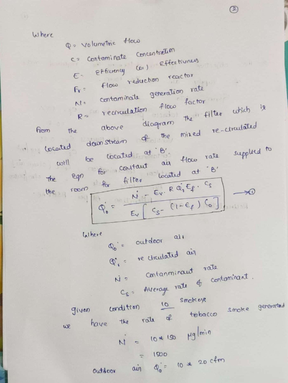 where diagram from above the Q> Volumetric How ca contaminate concentration E. Efficrency coll Effectiones flow reduction rea