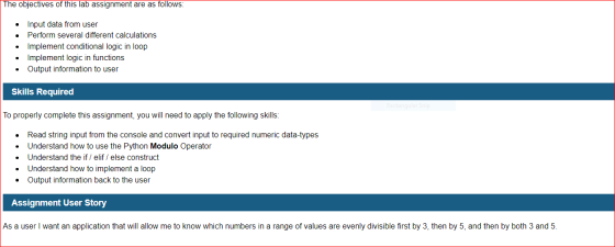 The objectives of this lab assignment are as follows: . Input data from user Perform several different calculations Implement