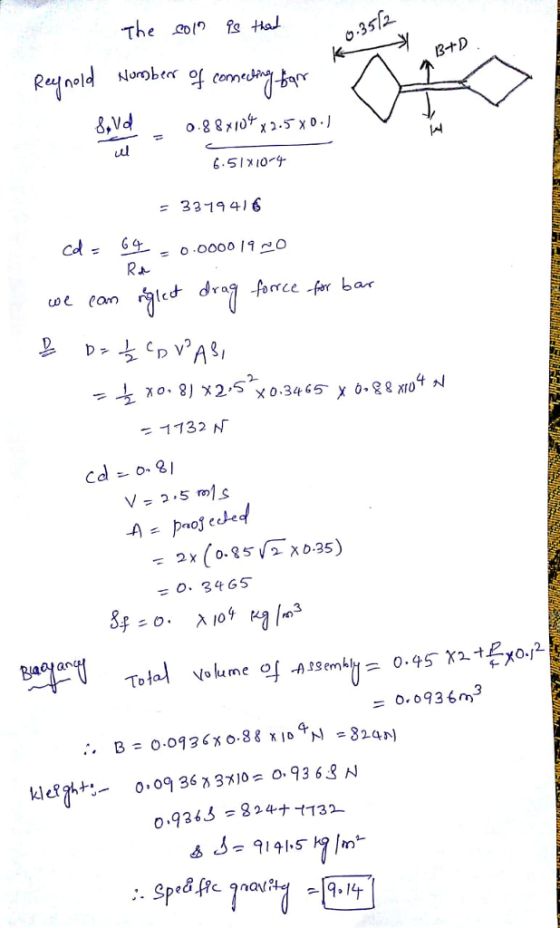 R叫nold Nor)ber of conne = 33194,6 2- o. 3465 = 0.0936m3 klefaht:-0.09 3673110=0, 93 68 시 0.934.3-824-ナ1132-