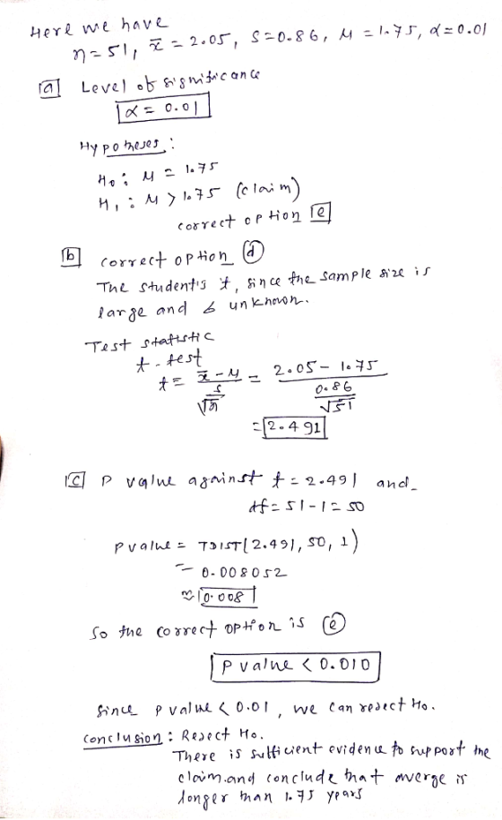 Herl we have corect cPHon e Correct oP tion arge and unhon o 8 6-008052 Conclusion: Rexect He. There is sultient evidenu to pot