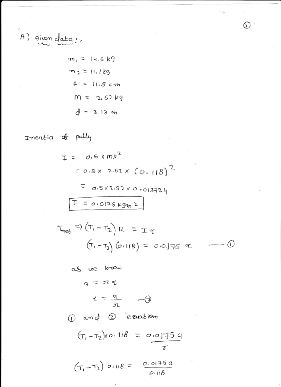 R = 11.8 cm 3.13 m 2 -6 3L ⓘ am d eant om