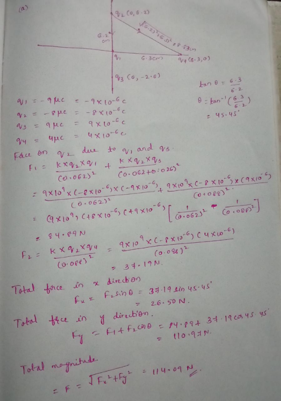 V1 аз се,-2,6) 6 2. 6 2 45, 45, @py = 4pc 4 to-c c, 1 2 Total h ce. Un χ dire cb.ar) 26. 50 N Total tie in dirube Total magnid