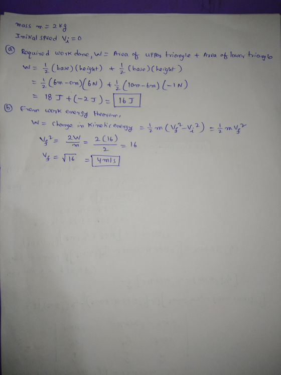 mass m 2 Kg 16