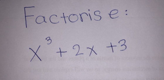 actoris e 3 X +2x +3