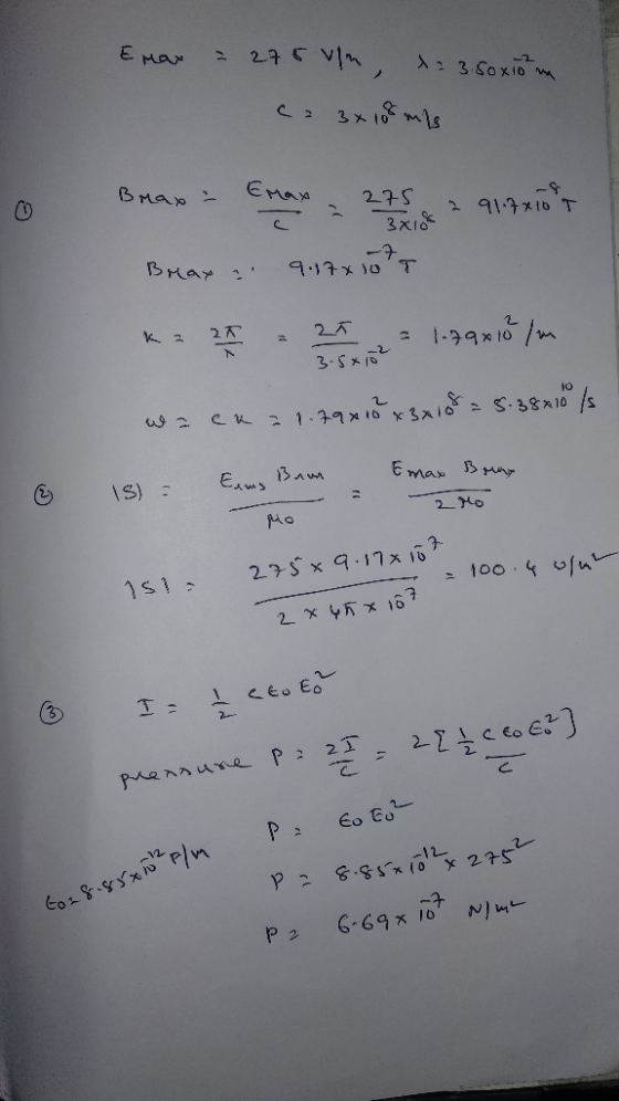 Emax = 275 vim = 3.50X10 na ca 3x108 mils Brax - EMax 275 o Bran - Eran 225 2 919 2 91.7x10T 3x1 ser 3, .11x от * 27 = 27 1.7