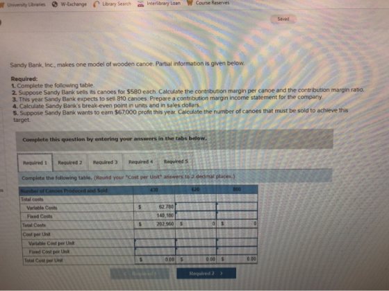University Libraries W-Exchange Library Search Interlibrary Loan W Course Reserves Sandy Bank, Inc., makes one model of woode