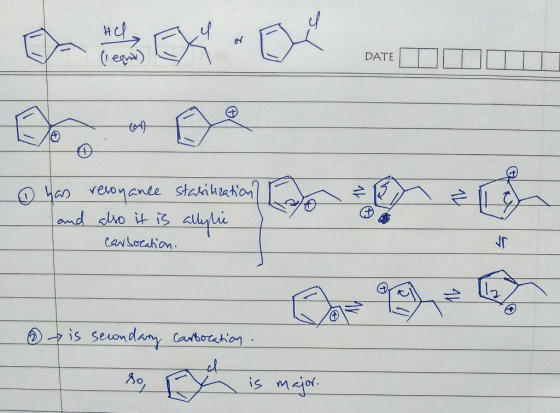 en de -10000 DATE 0 Yos recogance staklibiction F has and resonance stabilization also it is allylie on Fr e sh cansocation.