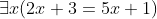 3.1 (2.c + 3 = 5x + 1)
